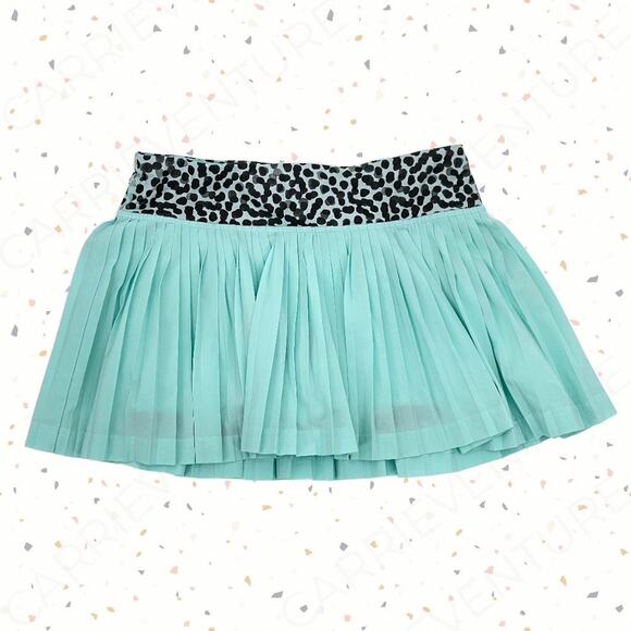 Lululemon Pleat To Street II Blue Skirt Ace Spot Tennis Running Active Skort 4 - Picture 1 of 13